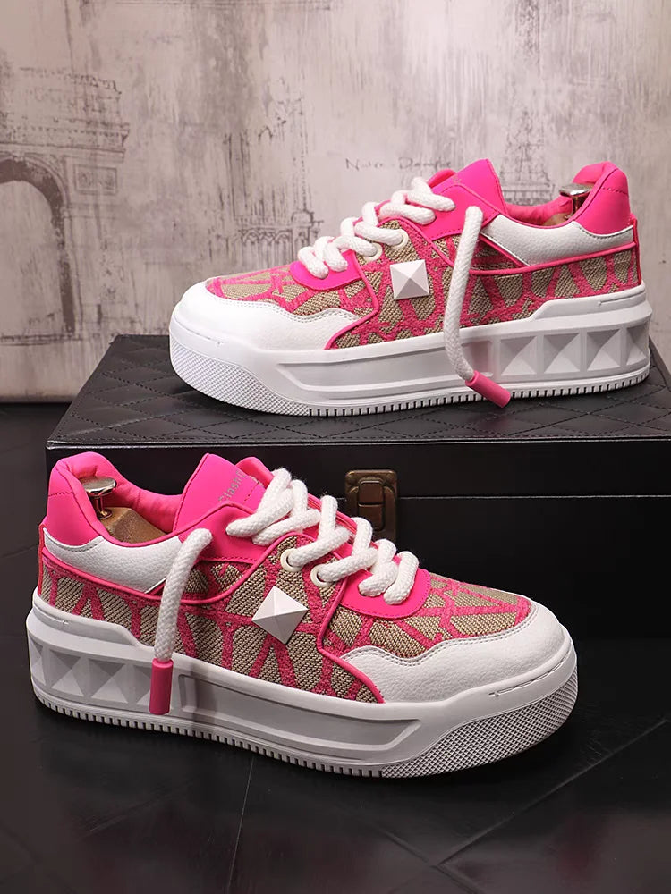 Sneakers basses unisexes en toile – CLEVI Paris