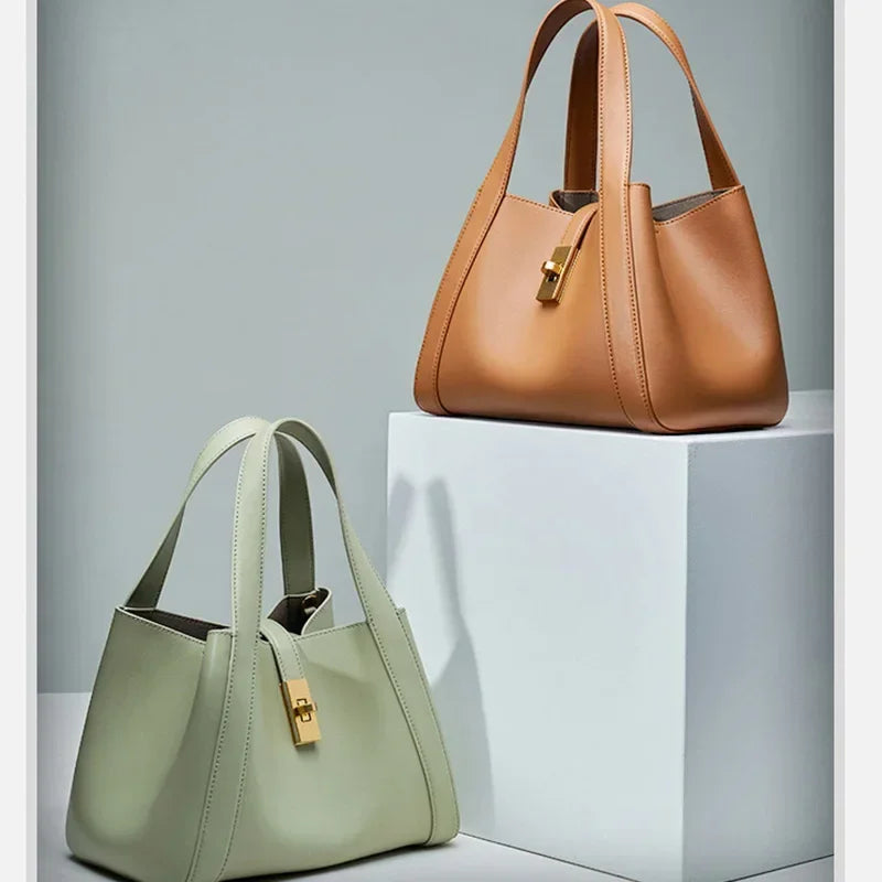 Sac seau femme en cuir de vache – CLEVI Paris