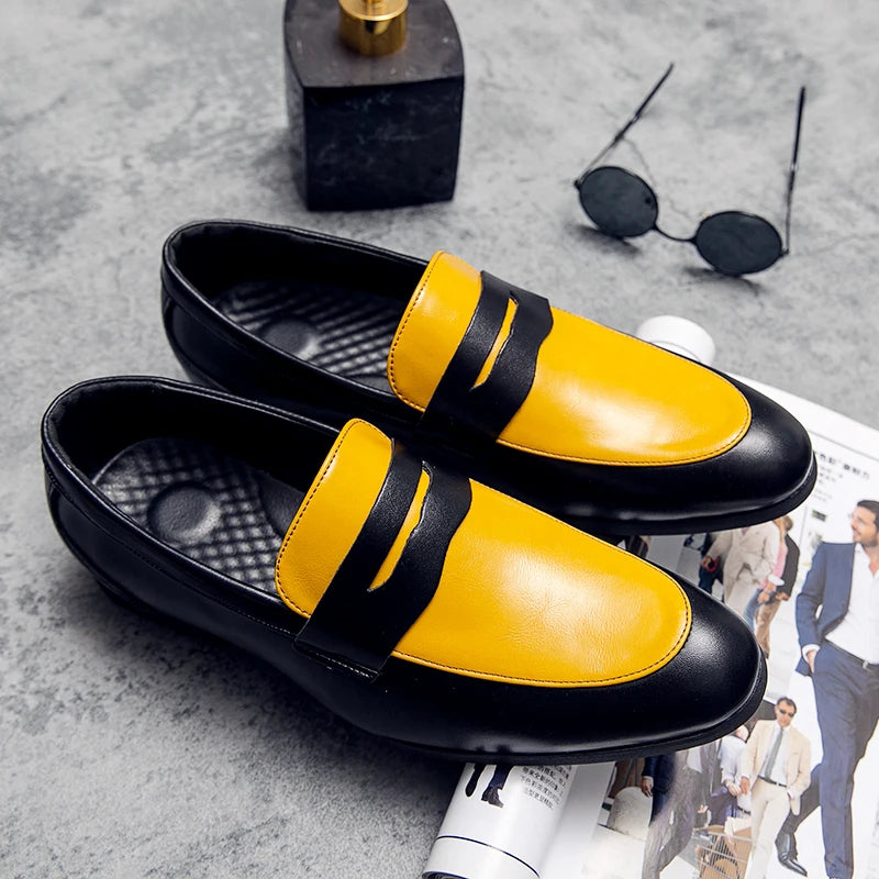 Mocassins Homme Cuir Slip-On Confort – CLEVI Paris