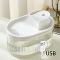 Distributeur d’eau pour chat blanc ou gris – CLEVI Paris
