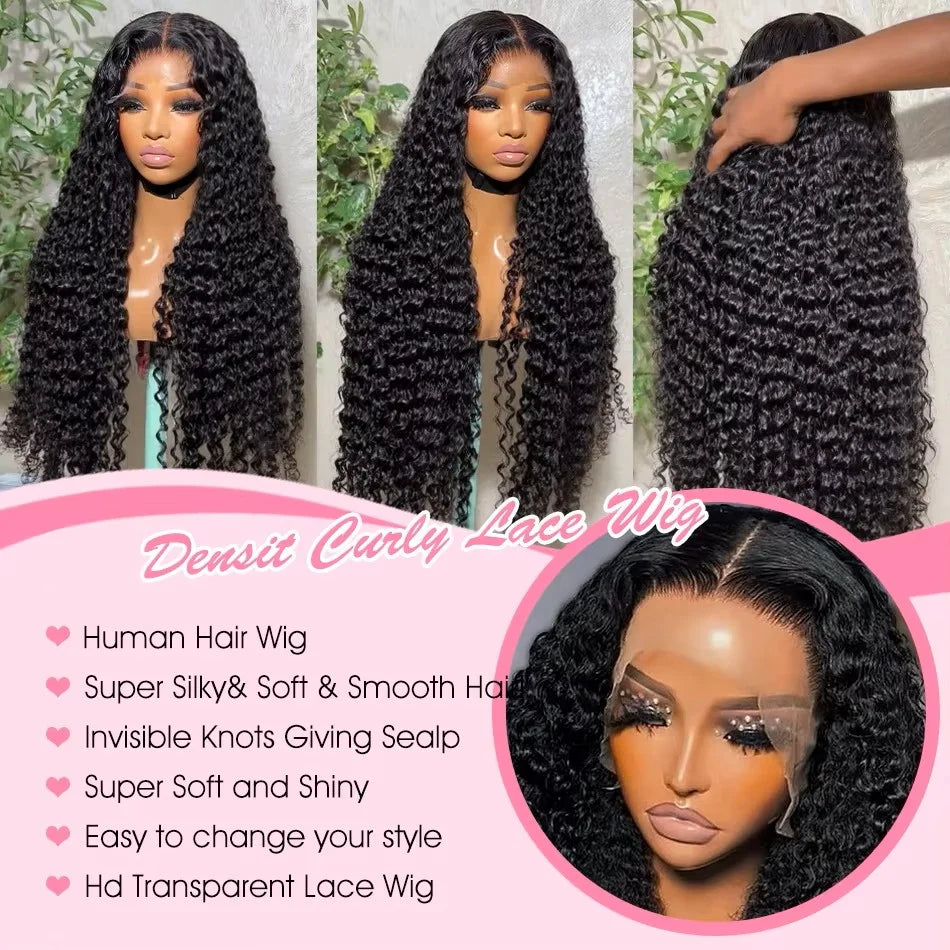 Perruque HD Lace Curly Water Wave – CLEVI Paris