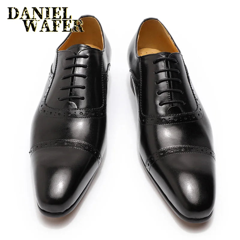 Oxford homme en cuir à lacets – CLEVI Paris