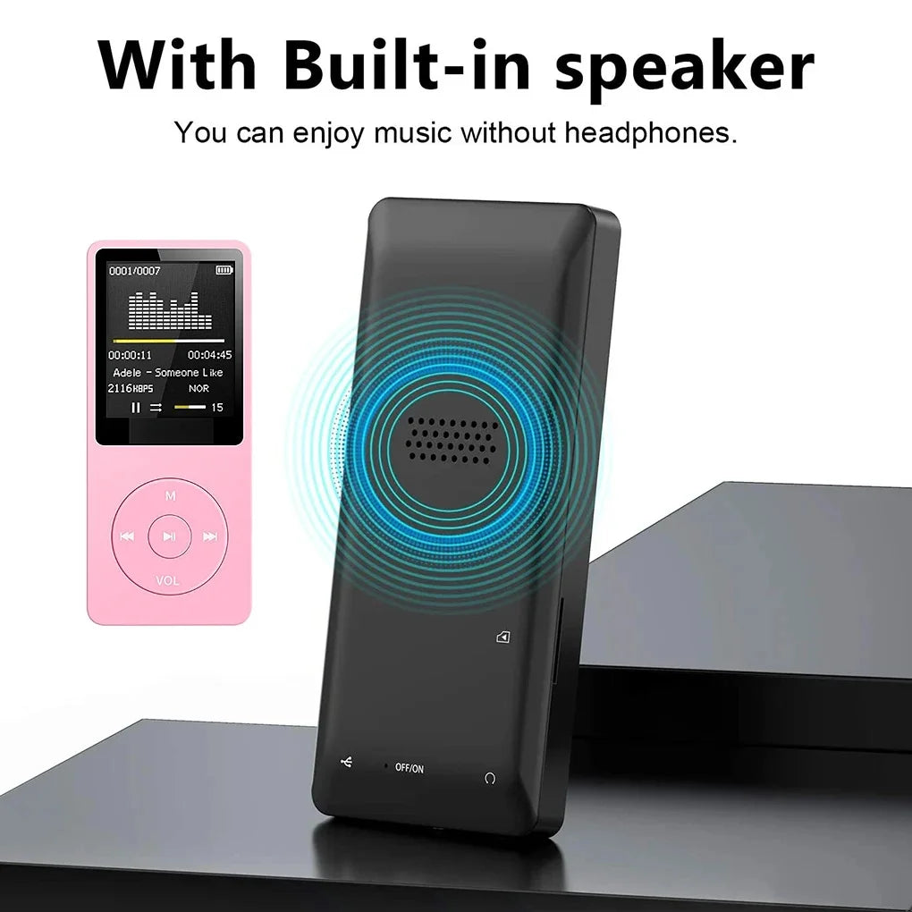 DIXSG Lecteur MP3 Bluetooth Écran 1,8" TF 64Go FM Enregistreur Sport – CLEVI Paris