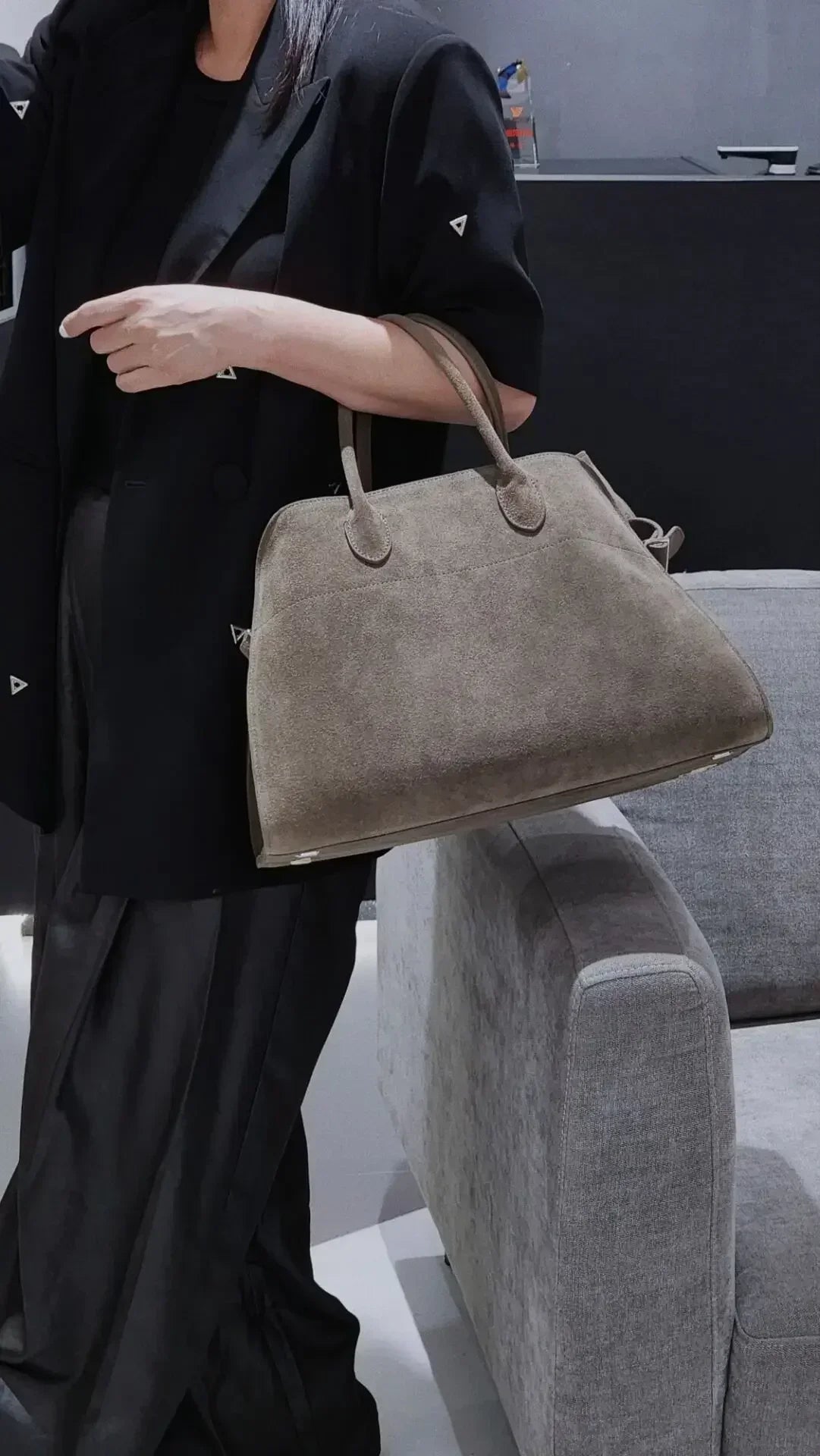 Grand Sac Cabas Cuir Véritable Vintage Femme 5 Coloris – CLEVI Paris