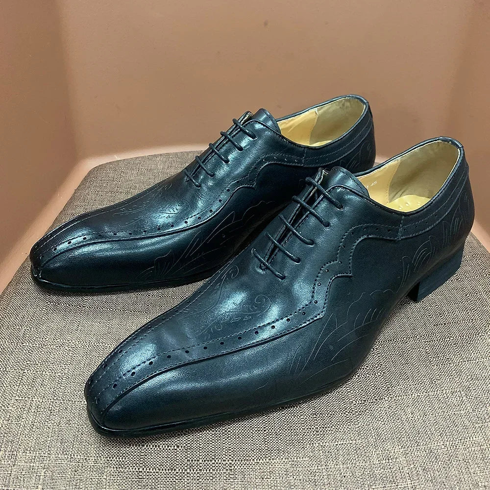 Chaussures Oxford homme en cuir de vache – CLEVI Paris