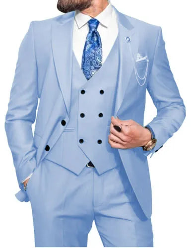 Costume 3 pièces homme coupe ajustée – CLEVI Paris