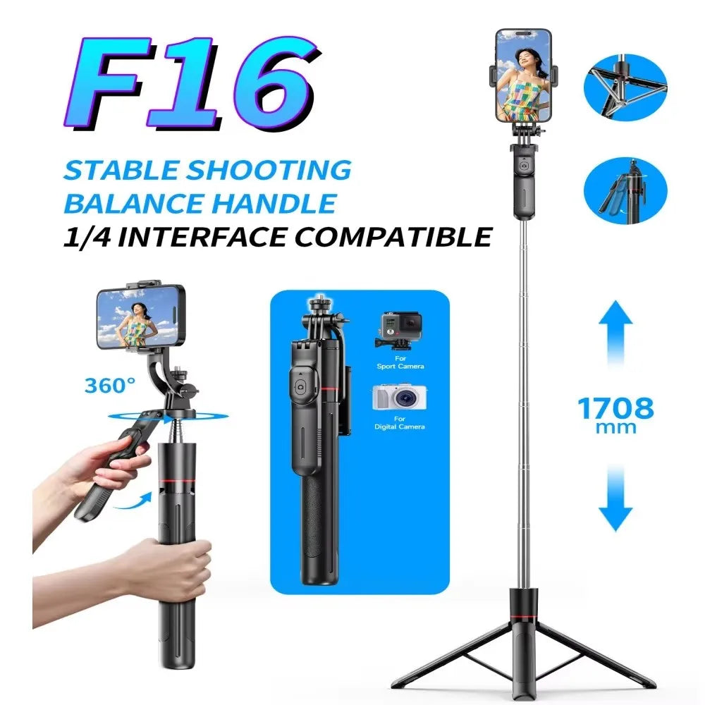 Trépied perche selfie MEUYAG F16 Bluetooth – CLEVI Paris