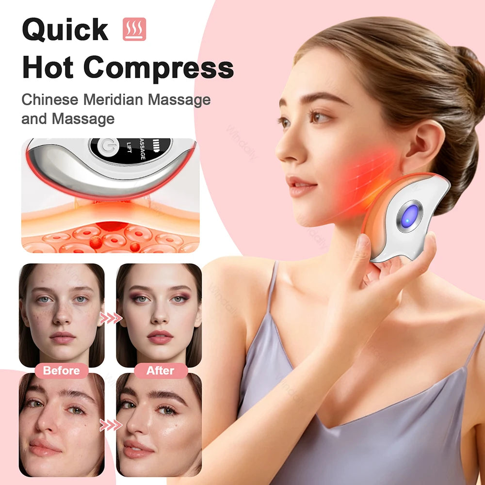 Gua Sha électrique chauffant et vibrant – CLEVI Paris