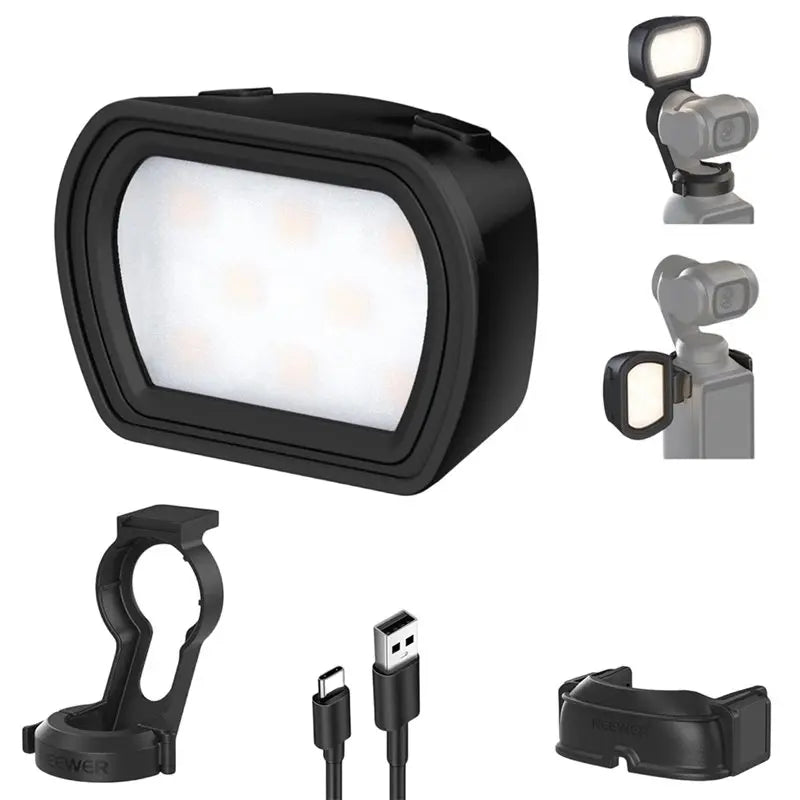Lampe LED magnétique USB-C pour Pocket 3 – CLEVI Paris