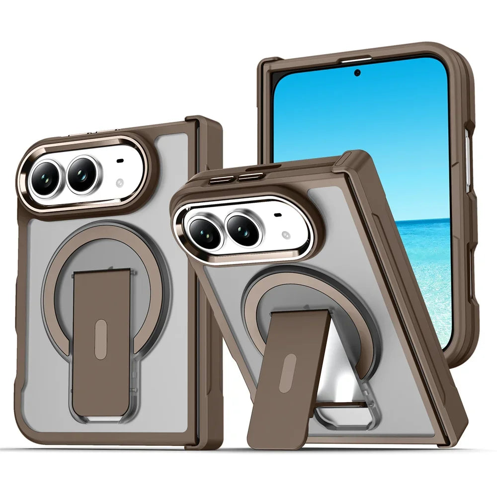 Coque iPhone Duo magnétique avec support – CLEVI Paris