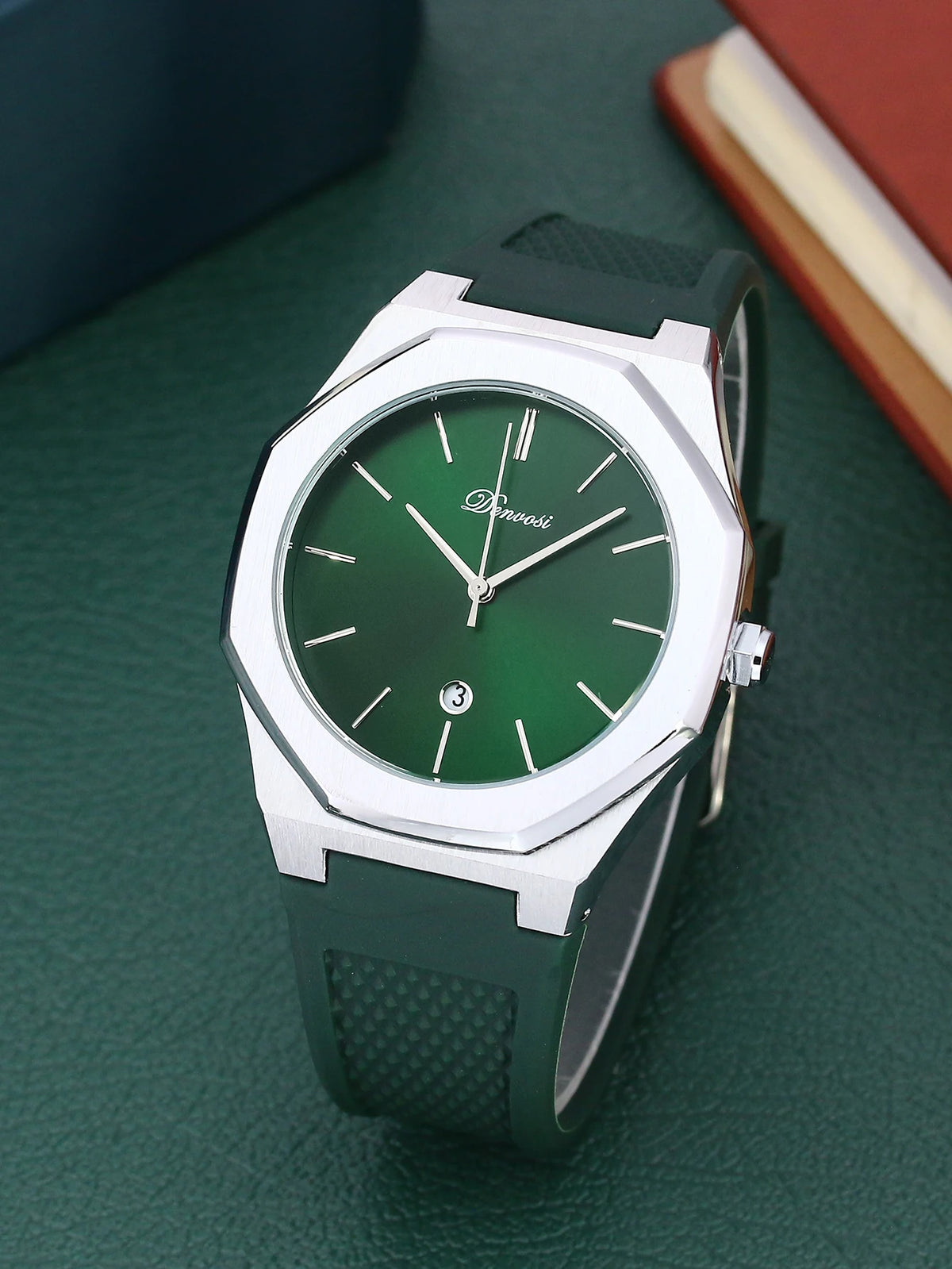 DENVOSI Montre Homme Quartz Ronde 40mm Bracelet Alliage Sport Casual 30M – CLEVI Paris