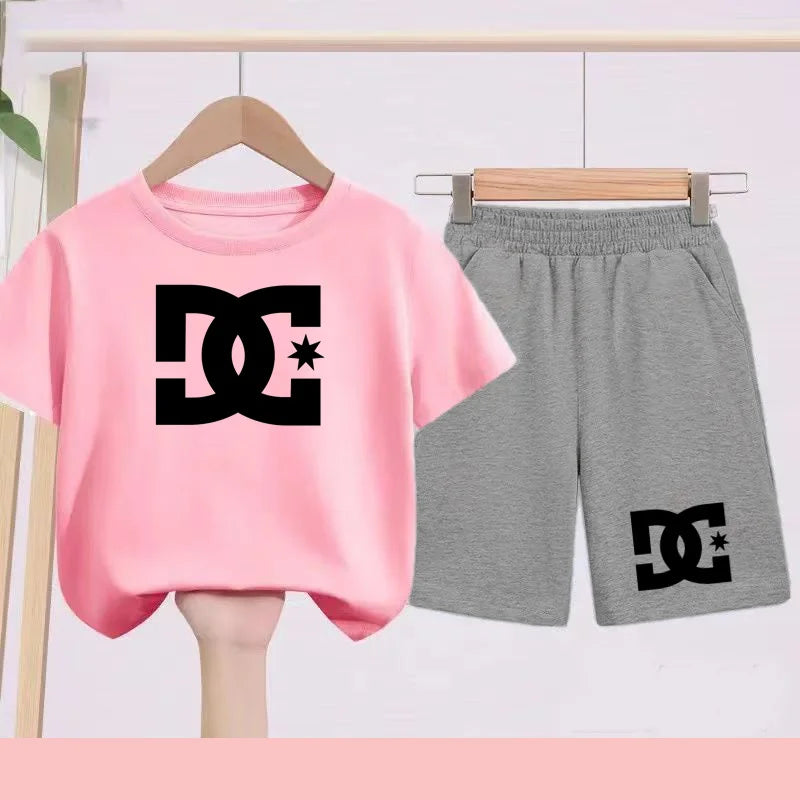 Ensemble enfant imprimé haut et short – CLEVI Paris