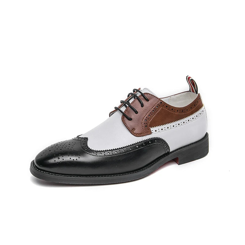 Chaussures Casual Homme Cuir Lacets Multicolore – CLEVI Paris
