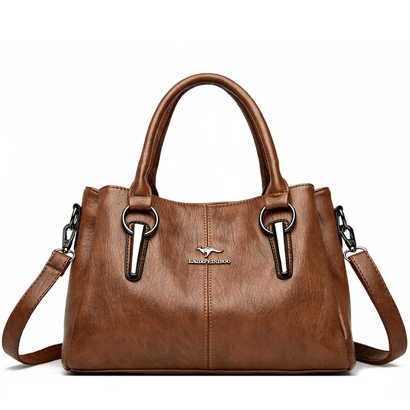 Sac fourre-tout femme en cuir véritable – CLEVI Paris