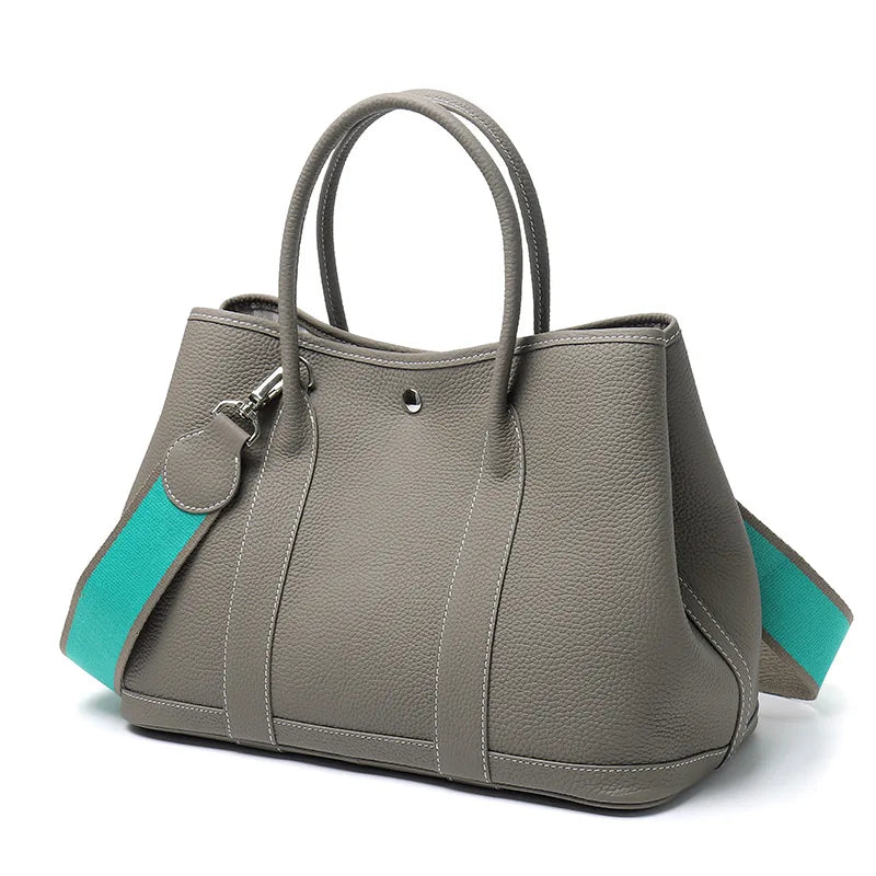 Sac Seau Cuir Vache Pleine Fleur Grande Capacité Femme – CLEVI Paris