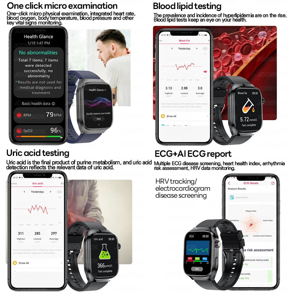 Montre ChiBear AMOLED 2,04″ Bluetooth – CLEVI Paris