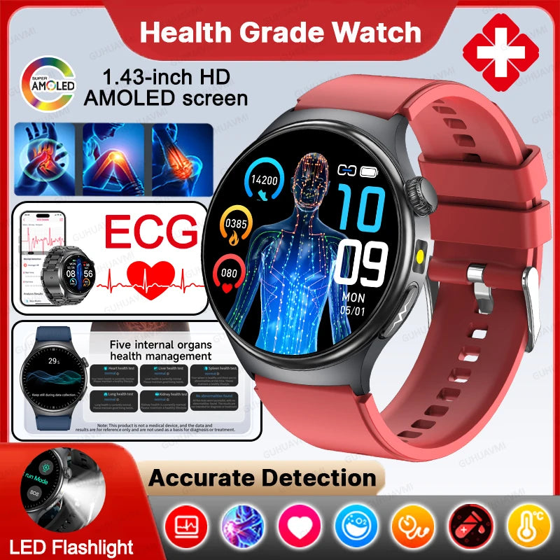 Montre connectée TK27 AMOLED 1,43″ – CLEVI Paris