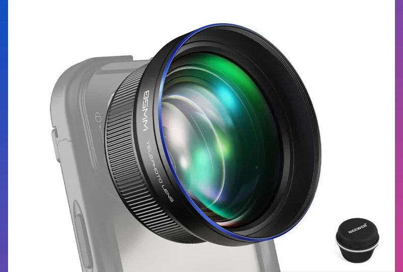 Téléobjectif smartphone NEEWER 85 mm 2,5X – CLEVI Paris