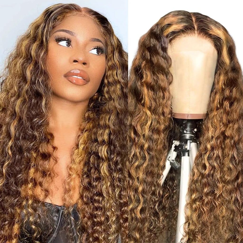 Perruque BOB Deep Wave Lace Front 13x4 HD Glueless Cheveux Humains 6-18 Pouces – CLEVI Paris