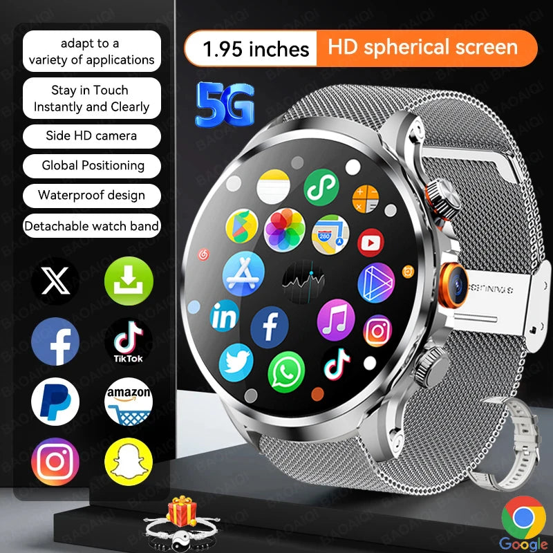 Montre Connectée 4G AMOLED BAOAIQI GPS SIM Google Play – CLEVI Paris