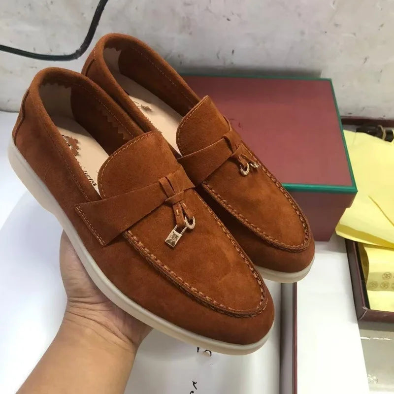 Mocassins unisexes en microfibre – CLEVI Paris