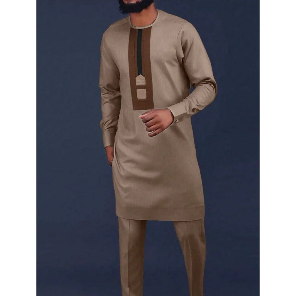 Ensemble Traditionnel Africain Homme Kaunda – CLEVI Paris