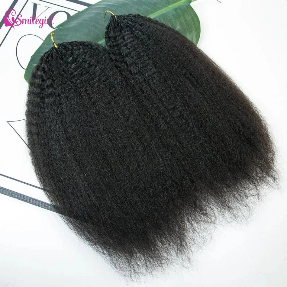 Extensions Cheveux Humains Crochet Kinky Straight 10-30 Pouces – CLEVI Paris