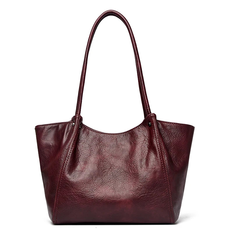 Cabas Vanderwah Cuir Vegan Vintage Femme 31x29cm Multi-Poches – CLEVI Paris