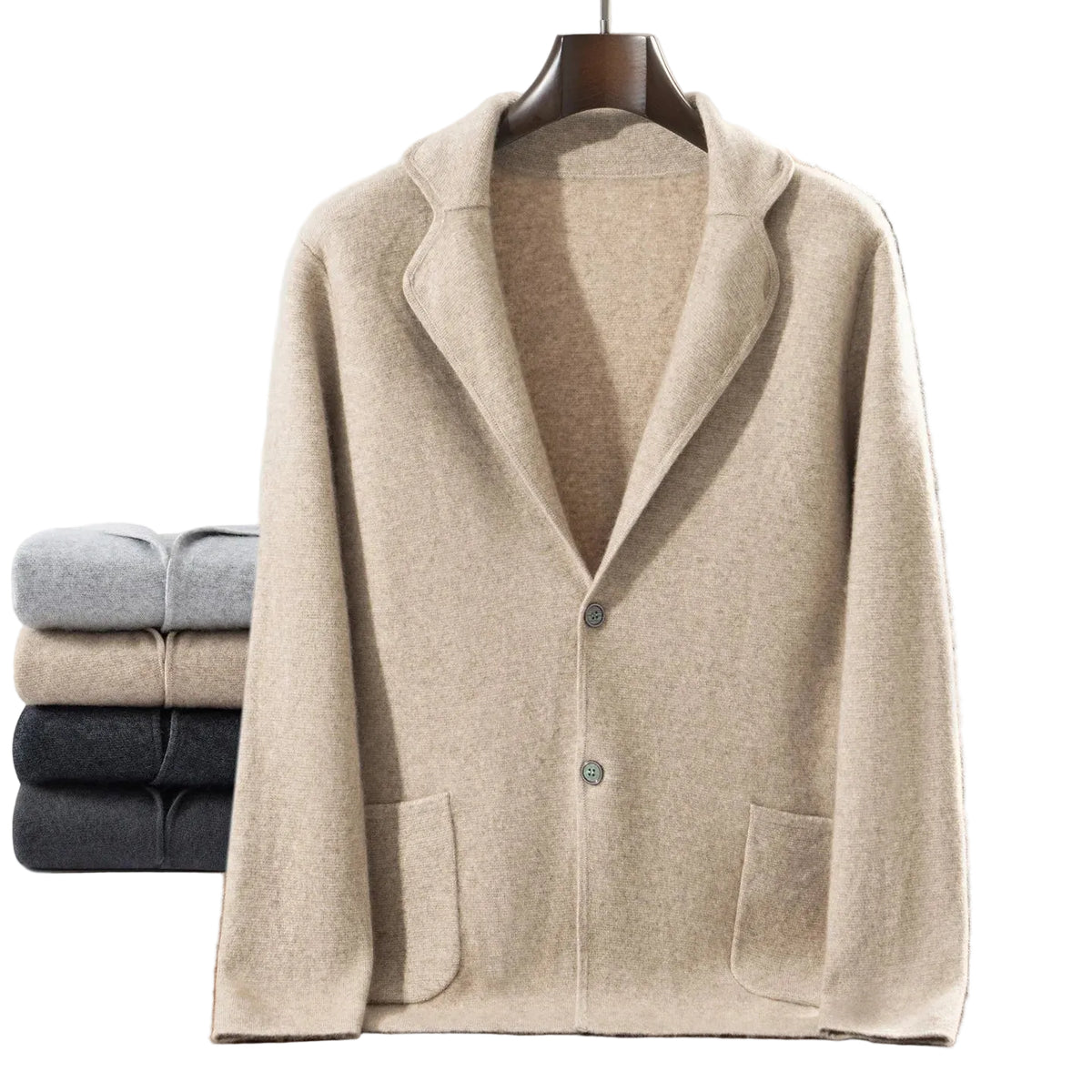 Ensemble homme en cachemire cardigan pantalon – CLEVI Paris