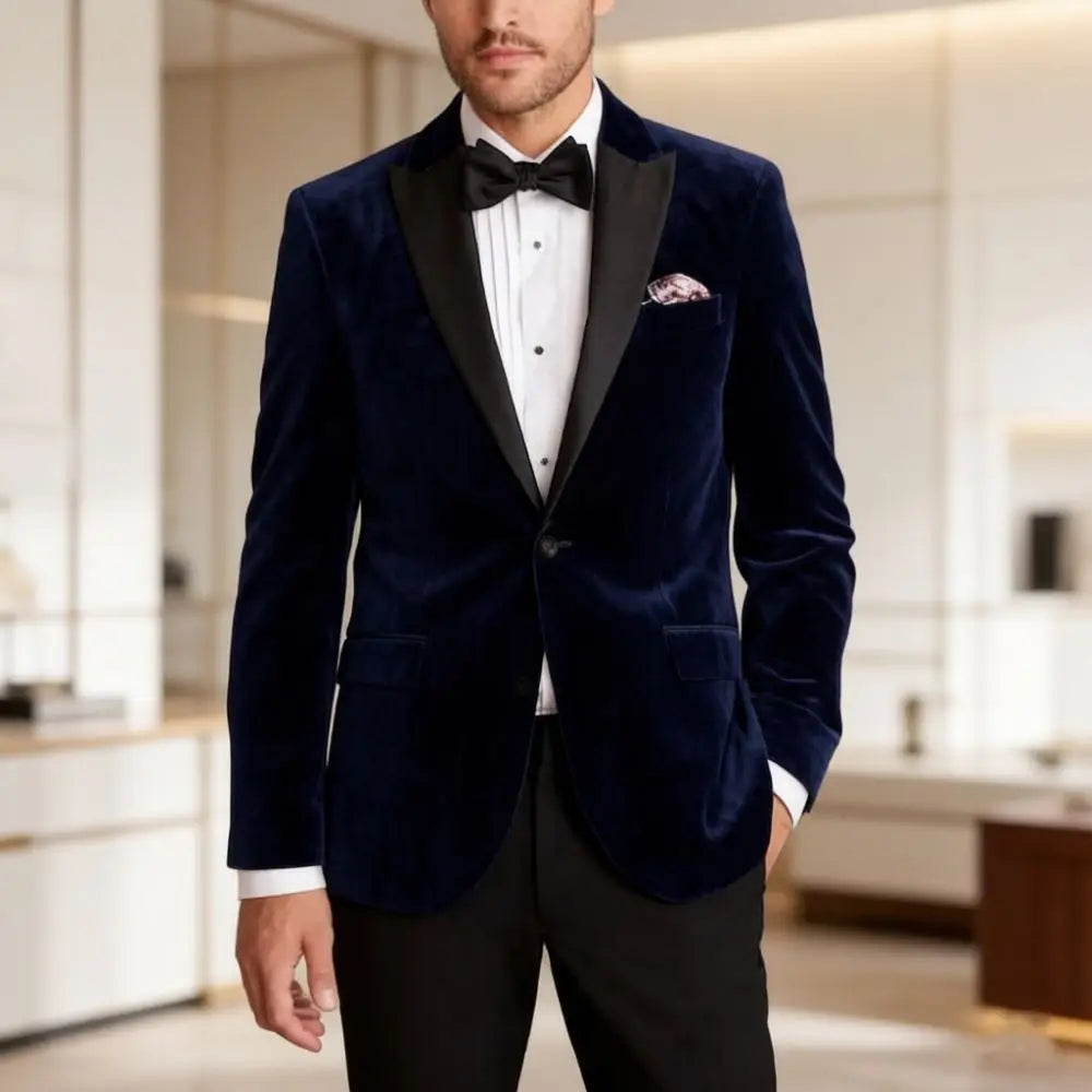 Costume Homme Velours 2 Pièces – CLEVI Paris